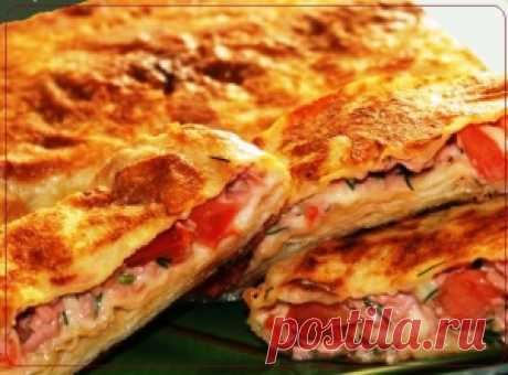 Ленивая ачма в лаваше | Рецепты вкусно