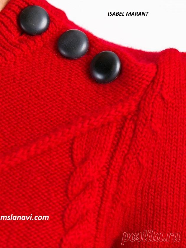 Вязаный свитер спицами | Вяжем с Лана Ви