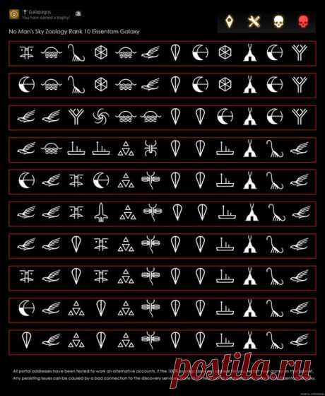 [No Man’s Sky Zoology Milestone] As promised, here are 10 portal addresses with all fauna discovered in the Eissentam Galaxy