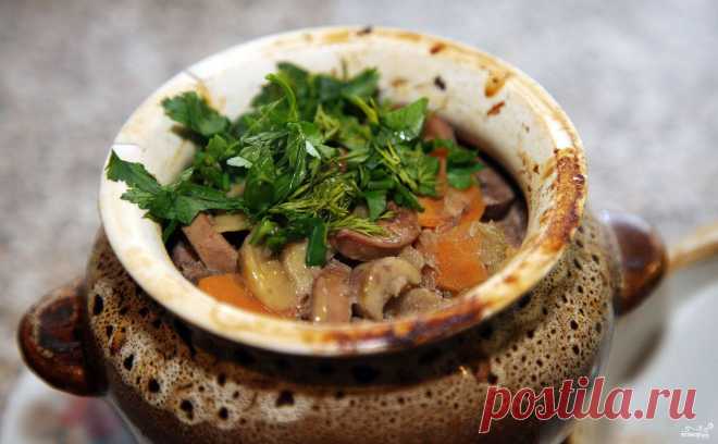 Почки в горшочке - кулинарный рецепт на Повар.ру