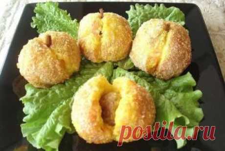 Картофельные персики - рецепт