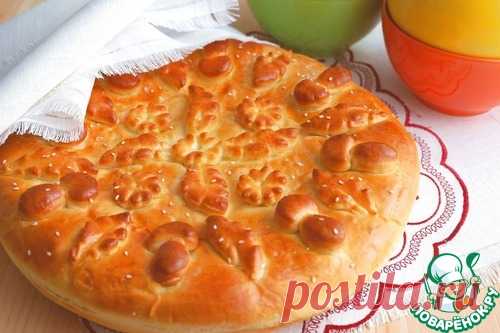 Сдобный пирог с картофелем и шампиньонами - кулинарный рецепт