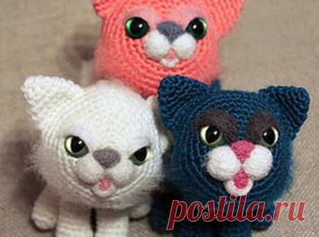 Вязаная игрушка крючком котенок мастер-класс | Укрась свой мир!
