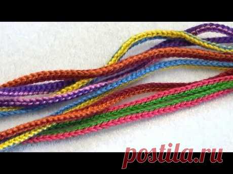Как связать шнур для слингобус (МК №5) // Crochet Cord for Necklace