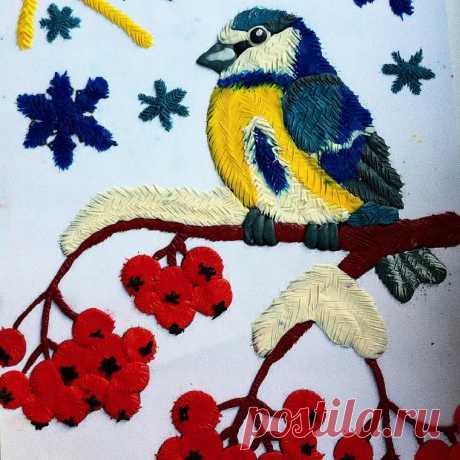 ИгроДром - Мастер-класс - Как сделать птичек - Зимняя гостья