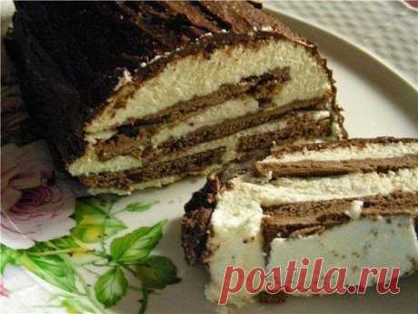 Самые вкусные рецепты: Сметанно-творожный торт без выпечки