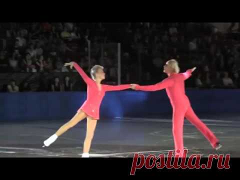 79-летняя Людмила Белоусова и 83-летний Олег Протопопов вышли на лёд. Видео.
