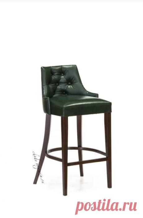 Кожаный стул барный из массива дерева (Глори 4) купить по цене 29 450 руб. в Москве — интернет магазин chudo-magazin.ru