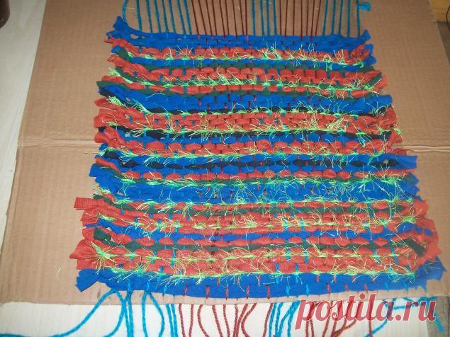 Коврики домотканые просто, без станка. - Ярмарка Мастеров - ручная работа, handmade