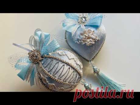 Ёлочные игрушки своими руками 🎄🎄🎄. Handmade Christmas decoration 🎄 Звездочка ⭐️