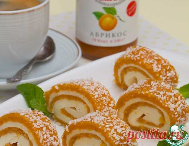 Рулет "Абрикосовая стройность" – кулинарный рецепт
