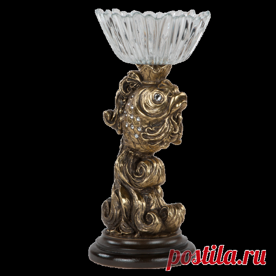 Фруктовница-конфетница Заветное желание, под золото, в BOGACHO.