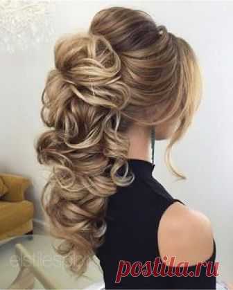 Beautiful Bridal hairstyle for long hair to inspire you #weddinghairstyles #hairstyles