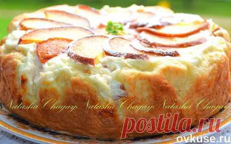 Пирог с творожно - персиковой начинкой - Простые рецепты Овкусе.ру