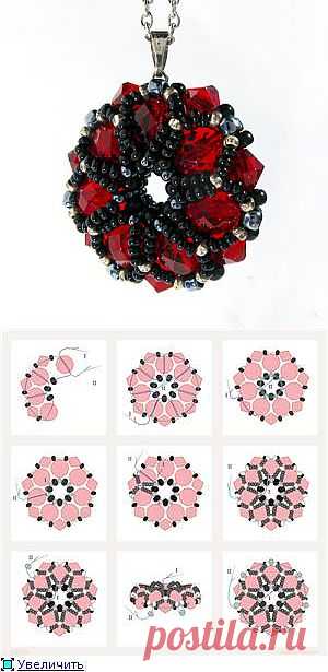 Pendant of faceted beads | Laboratory household