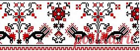 * как вышивать свадебный рушник