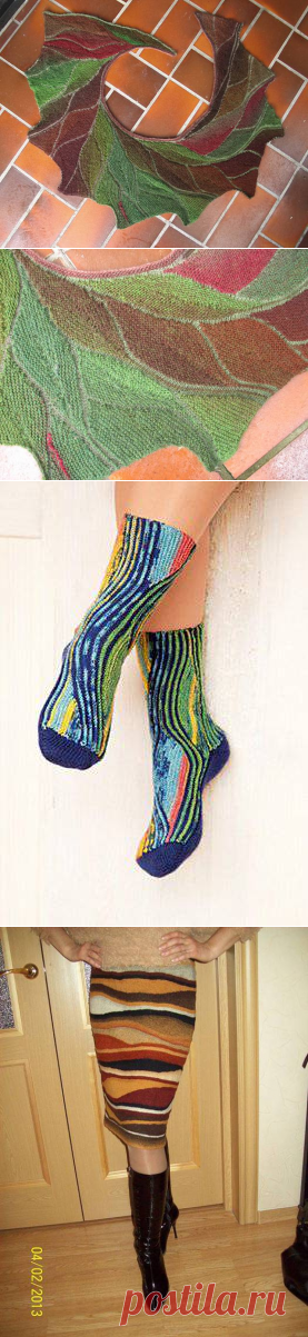 Вяжем модели в технике укороченных рядов