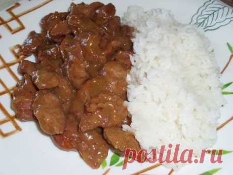 Вкусные куриные желудки, тушим с луком особым способом