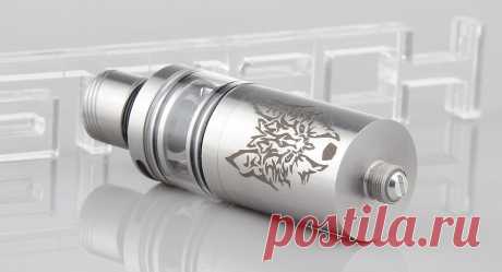 $11.91 Fountain V2 Styled RTA Rebuildable Tank Atomizer - 5ml / stainless steel + glass + plastic / 22mm diameter at FastTech - Worldwide Free Shipping