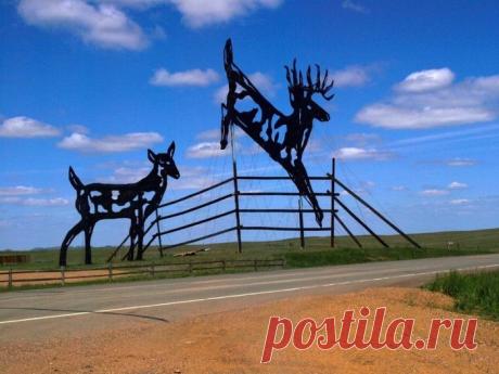 Очарованное шоссе в Северной Дакоте - Путешествуем вместе