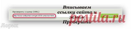 Если сайт вызывает подозрение, проверьте его