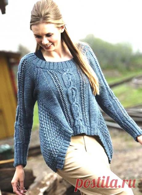 Молодежный пуловер