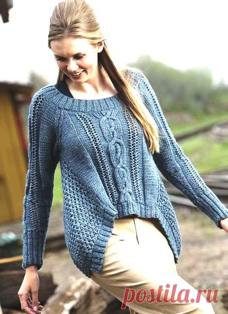 Молодежный пуловер