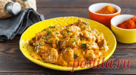 Венгерская кухня: паприкаш из телятины