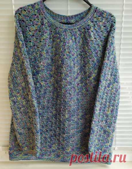 Джемпер ,, Весеннее разноцветье "