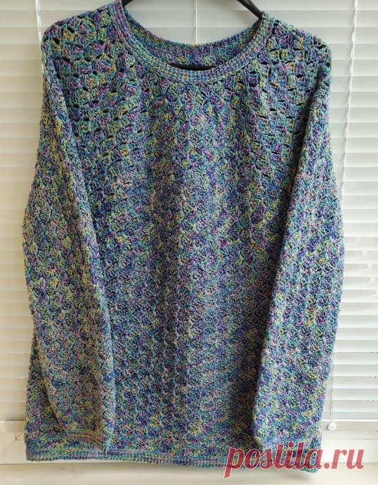 Джемпер ,, Весеннее разноцветье 