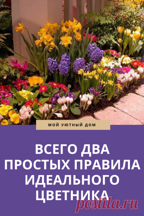 Простые советы как сделать идеальный цветник