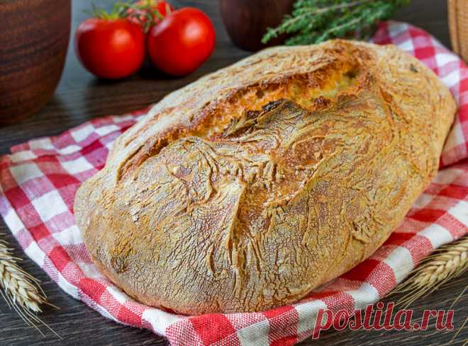 Пятиминутный хлеб без вымешивания на Вкусном Блоге Этот шикарный хлеб отнимет у вас минимум времени на приготовление. 5 минут в сумме на замес и формовку. Все остальное время расстойка и выпекание, которые не требуют вашего участия. Хлеб получается очень вкусным, с хрустящей корочкой и пористым мякишем. В составе только мука, вода, дрожжи и соль. Для выпекания этого…