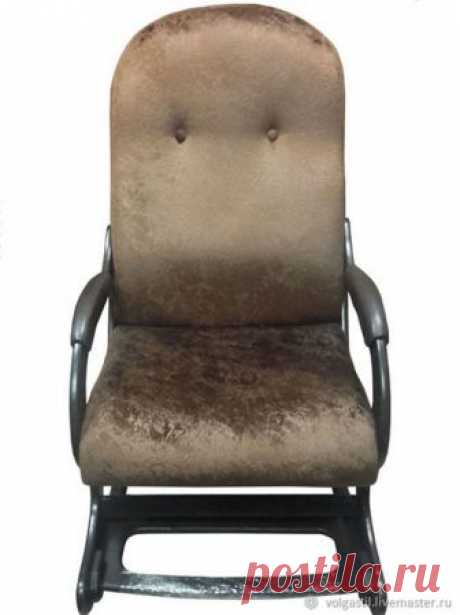 Кресло-качалка «Люкс с подножкой», коричневый велюр – купить в интернет-магазине на Ярмарке Мастеров с доставкой Кресло-качалка «Люкс с подножкой», коричневый велюр - купить или заказать в интернет-магазине на Ярмарке Мастеров | Цвет ножек - на выбор (коричневый,&hellip;