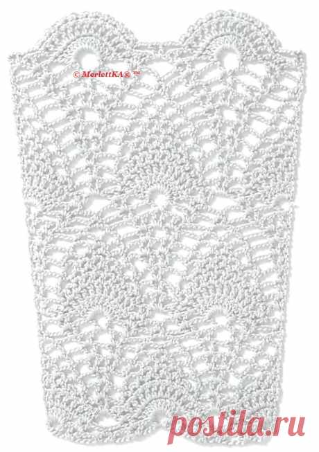 Как связать крючком юбку