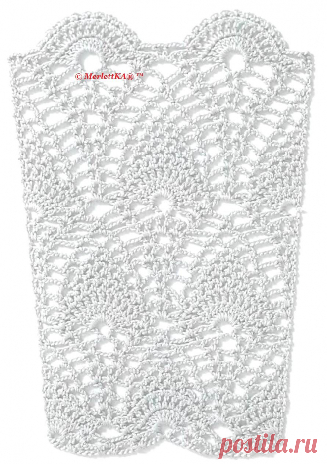 Как связать крючком юбку