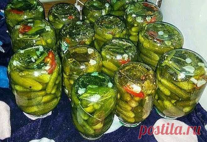 Консервирование огурцов холодной водой. Рецепт на миллион! Вкуснотища!