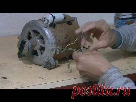 Reutilizar motor de lavadora para experimentos. - www.pesadillo.com