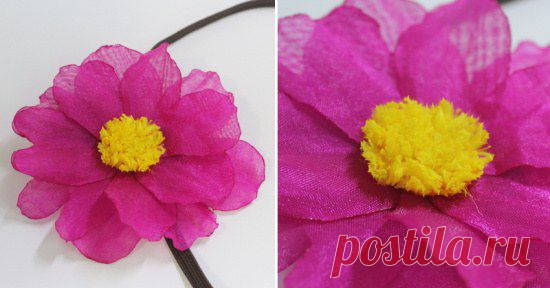 Пышные пионы из ткани — Рукоделие