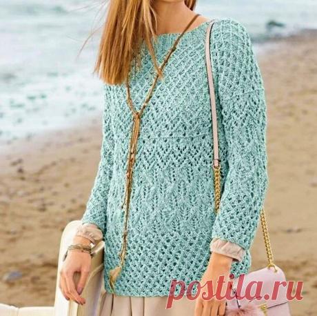 Мятный цвет в моде: как использовать в гардеробе + схемы вязания. | Ольга Прилуцкая, вязание. | Дзен