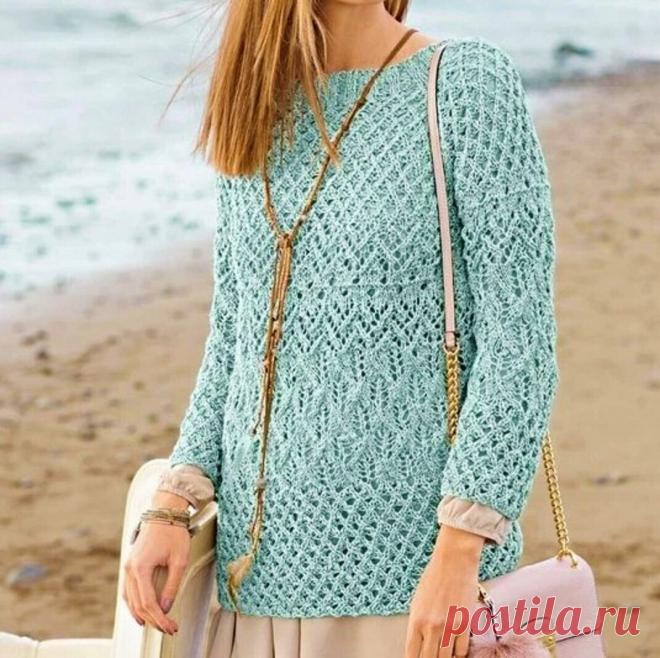 Мятный цвет в моде: как использовать в гардеробе + схемы вязания. | Ольга Прилуцкая, вязание. | Дзен