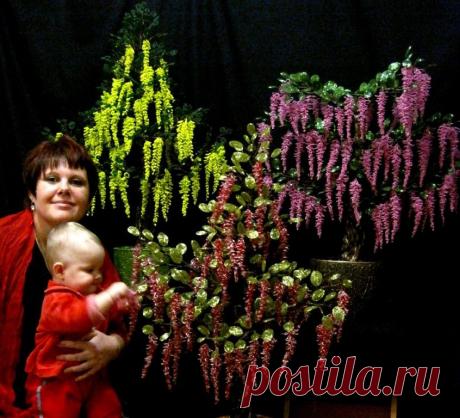 Большие деревья из бисера Всё из бисера и о бисере плетём и вышиваем. Учимся плести и вышивать бисером, уроки и техники бисероплетения, мастер классы, схемы для вышивания бисером