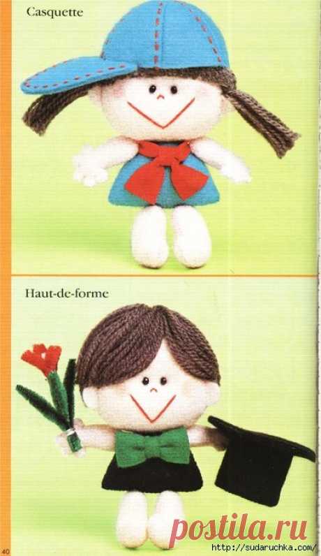 &quot;Mini poupées à faire soi-même&quot;. Фетровые игрушки.