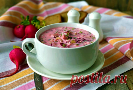 Как приготовить пошагово фото рецепт - СВЕКОЛЬНАЯ ОКРОШКА: с ботвой, яйцами и на кефире