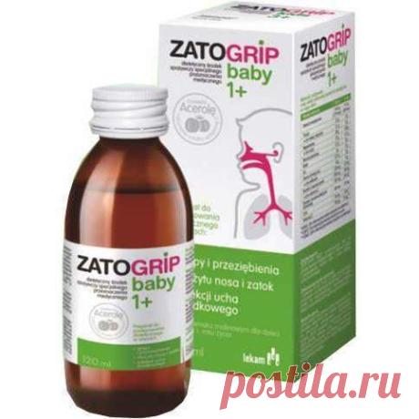 Zatogrip baby 1+ Syrup 120 ml, middle ear infections