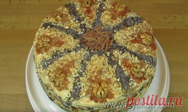 Торт «Дамский каприз»: пошаговый рецепт