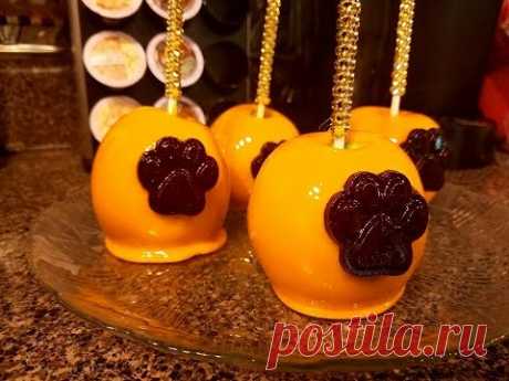 Black and Yellow Candy Apples (Beginning to End)