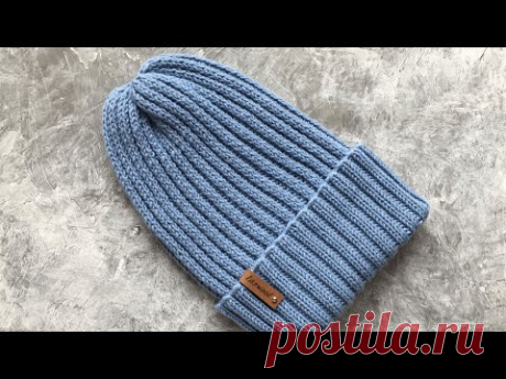 ПРОСТАЯ , ВЕСЕННЯЯ ШАПКА ТЫКОВКА НА ОСНОВЕ РЕЗИНКИ 2/2