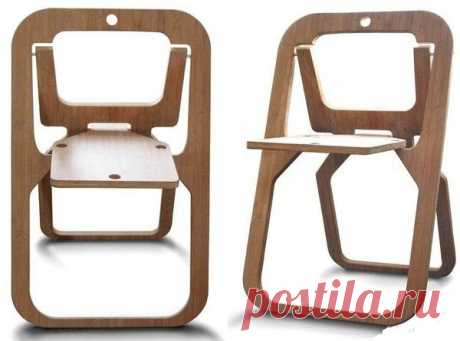 Складной походный стул своими руками. - Мужской журнал JK Men's Подойдет фанера толщиной 20 мм. Стул состоит из трех деталей. По размерам на ней нарисовать все детали, соблюсти все пропорции.