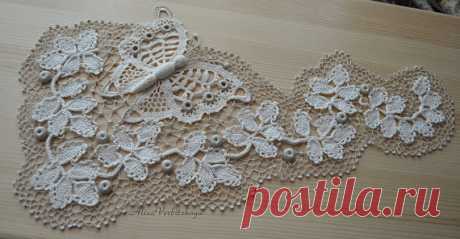 Handmade butterfly Napkin Crochet lace Handmade napkins