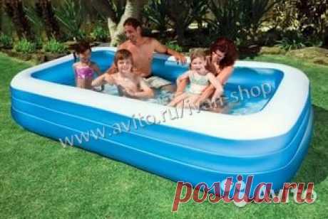 Бассейн Intex ванна 305х183х56см от 6лет 999 л Бассейн Intex ванна 305х183х56см от 6лет 999 л новый Размер: 305х183х56 см Объём: 999 л Вес упаковки: 8 кг  Комфортный прямоугольный надувной семейный бассейн Intex Family Pool 58484доставит Вам массу удовольствия в жаркую и сухую летнюю погоду. Прочнос...